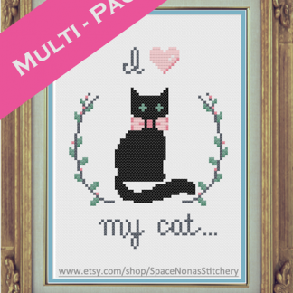 I Love My Cat - 2 pack
