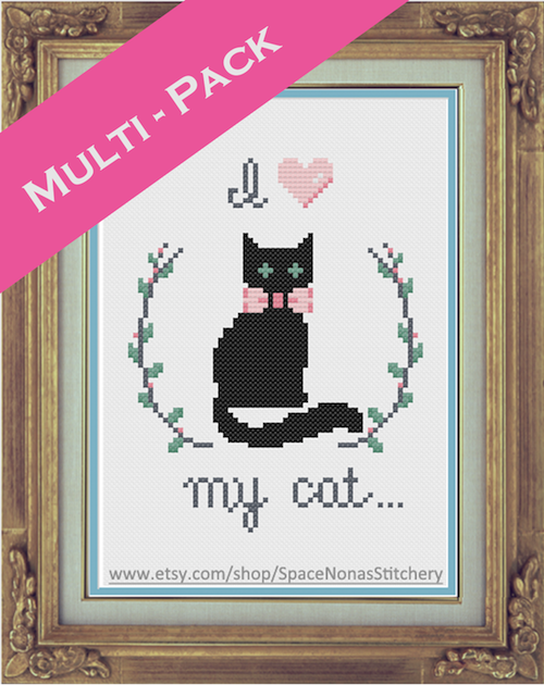 I Love My Cat - 2 pack
